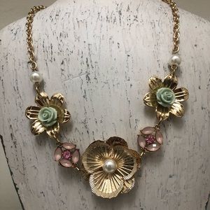 Gold Flower Necklace